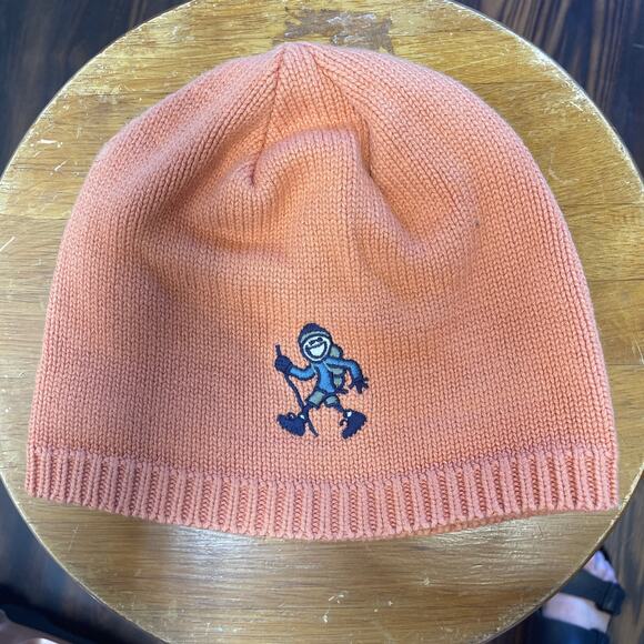 Life is Good Knit Beanie W/Embroidered Hiker Center Front 100% Cotton One Size - Picture 1 of 8